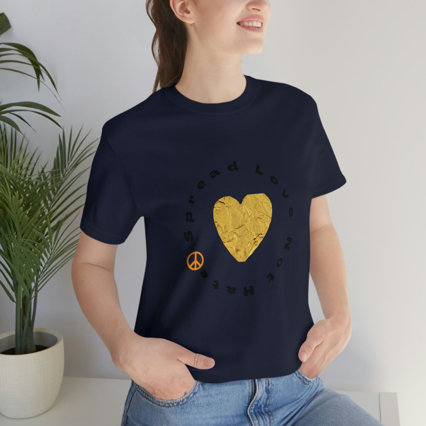 "Spread Love..." Unisex Jersey Short Sleeve Tee