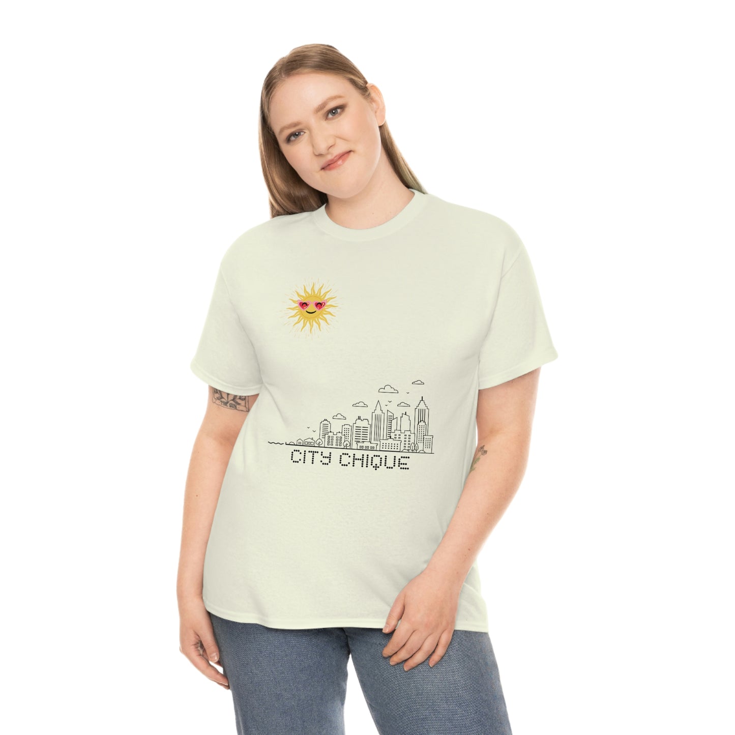 "City Chic" Unisex Heavy Cotton Tee