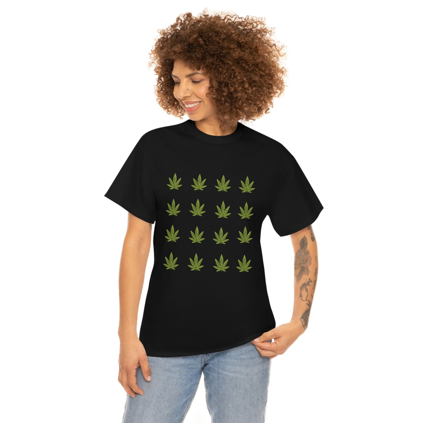 "Weed Print" Unisex Heavy Cotton Tee