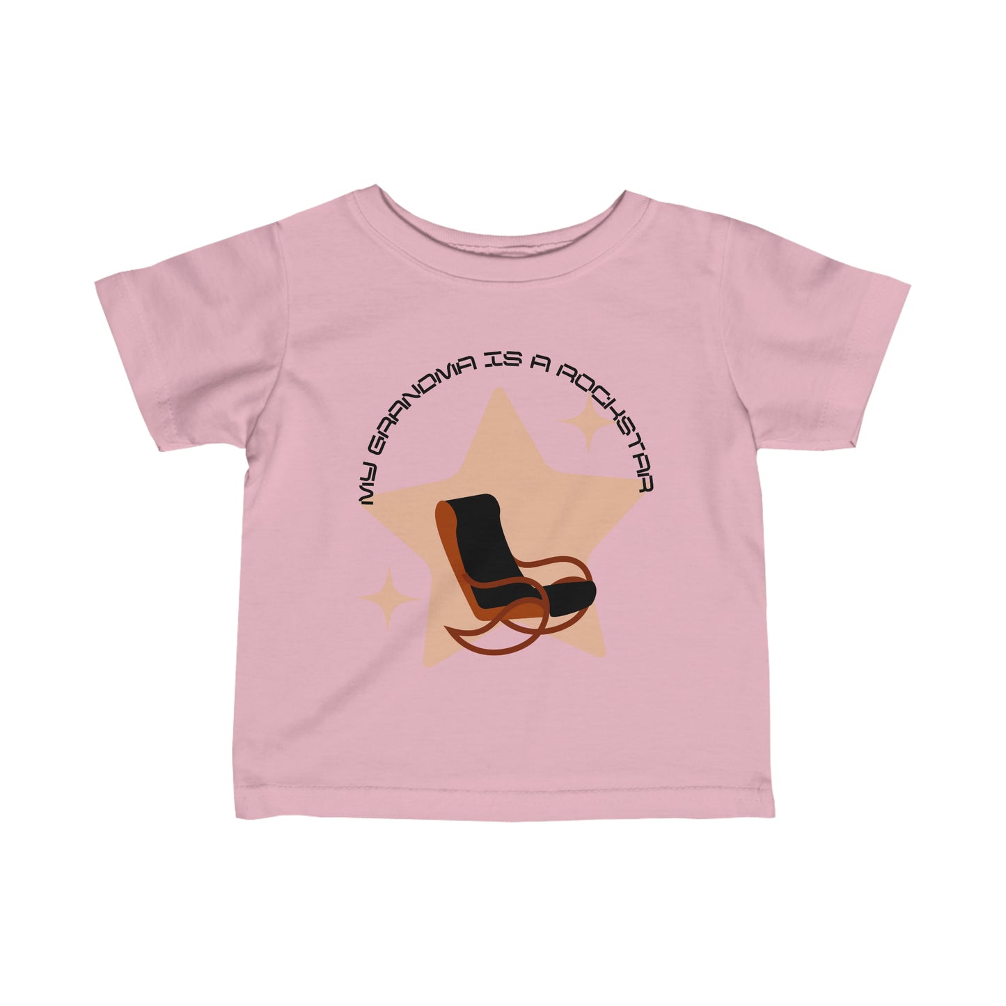 "My Grandma is a Rockstar" - Infant Fine Jersey Tee