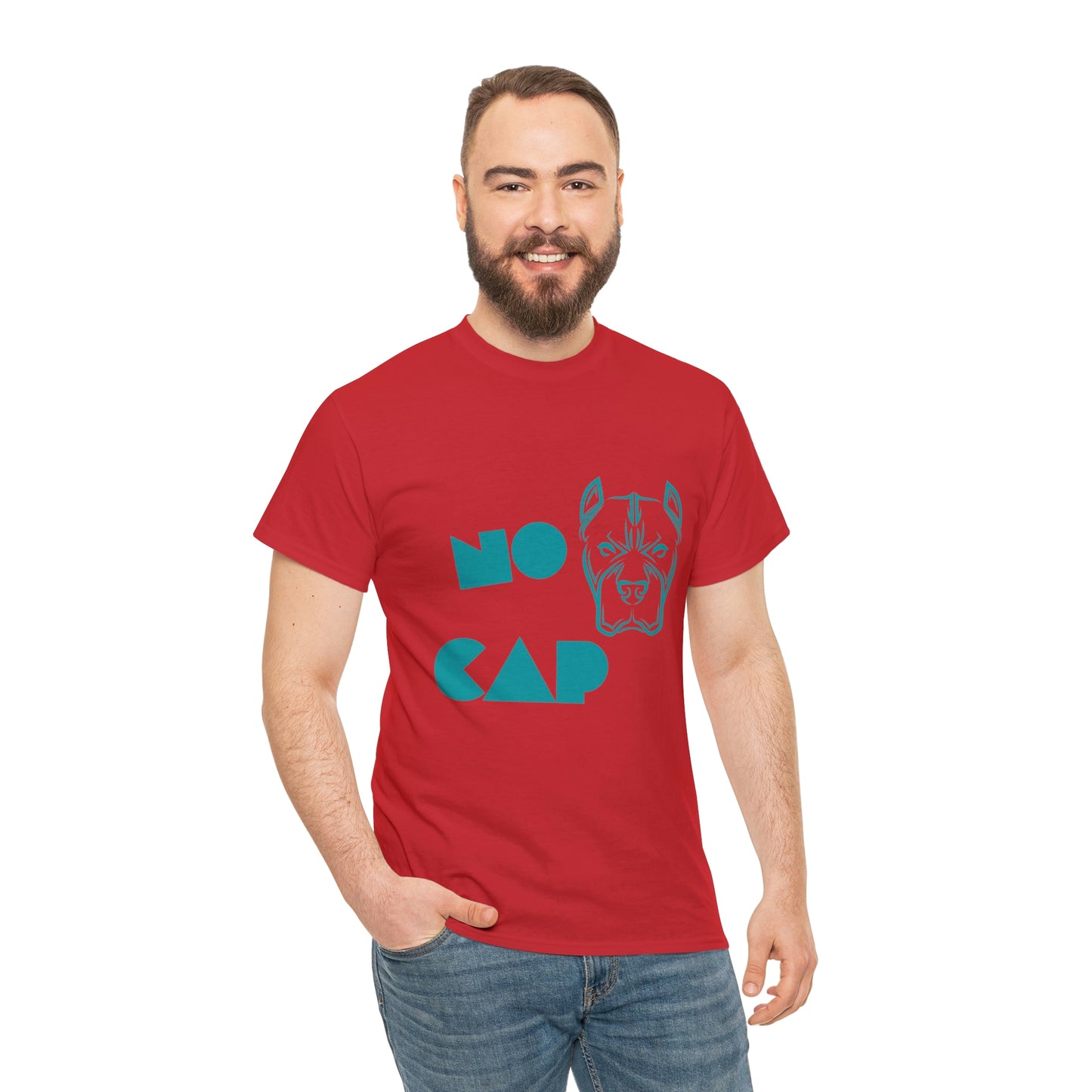 ''NO CAP " Unisex Heavy Cotton Tee