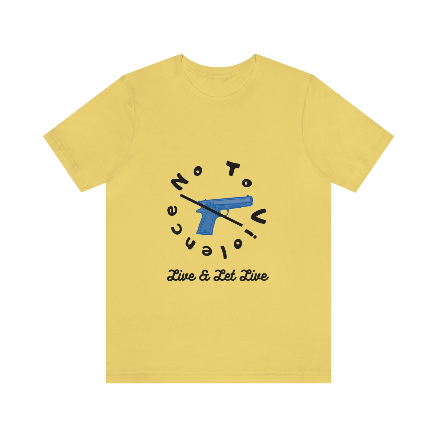 "No to Violence" - Unisex Jersey Short Sleeve Tee