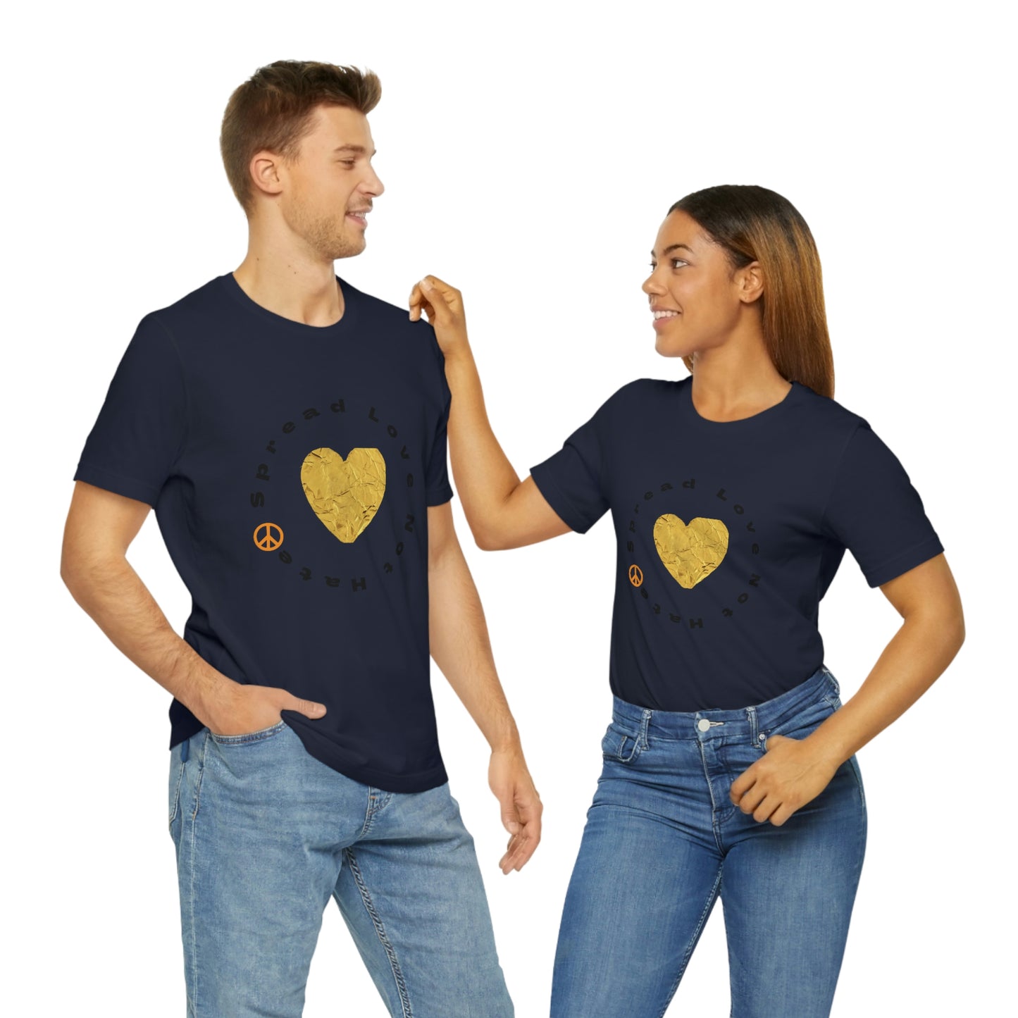 "Spread Love..." Unisex Jersey Short Sleeve Tee