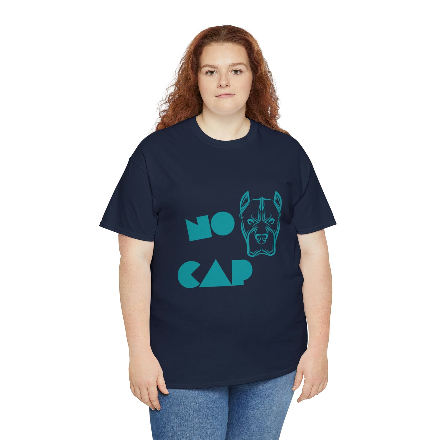 ''NO CAP " Unisex Heavy Cotton Tee