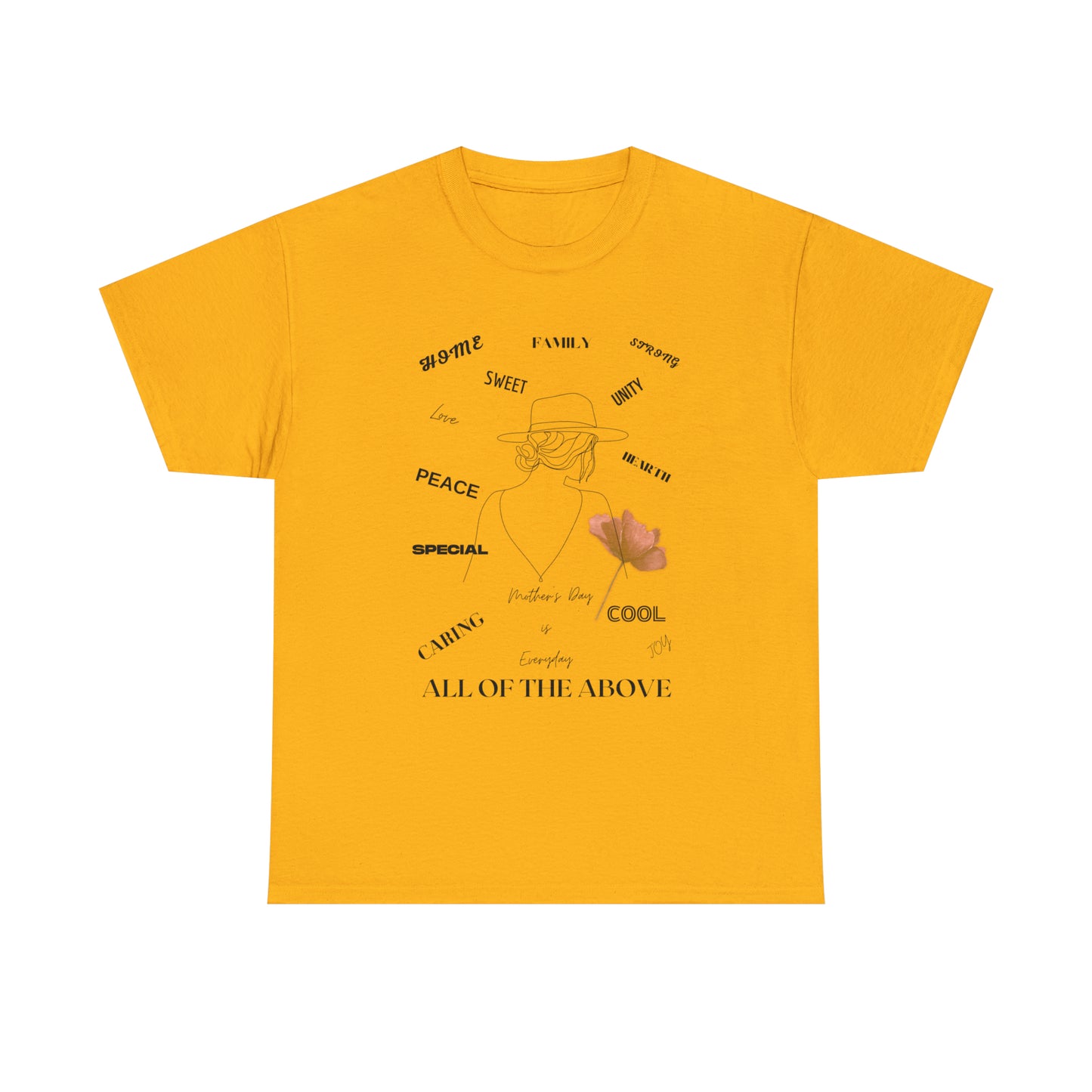 "MOM ALL OF THE ABOVE" Unisex Heavy Cotton Tee