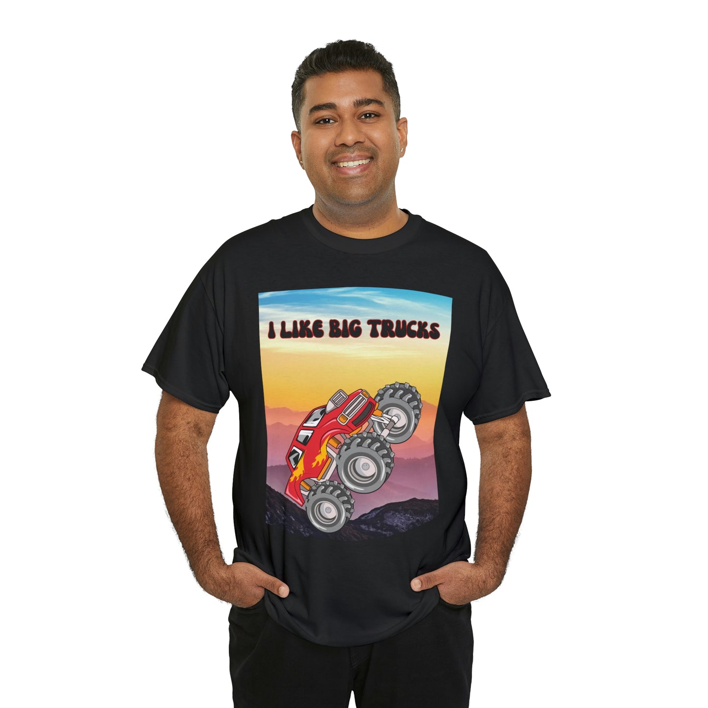"I LIKE BIG TRUCKS" Unisex Heavy Cotton Tee