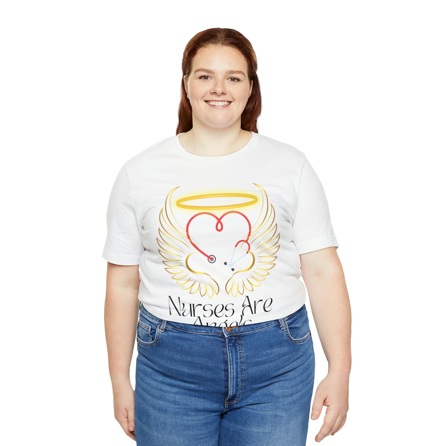 "Nurses Are Angels" - Unisex Jersey Short Sleeve Tee