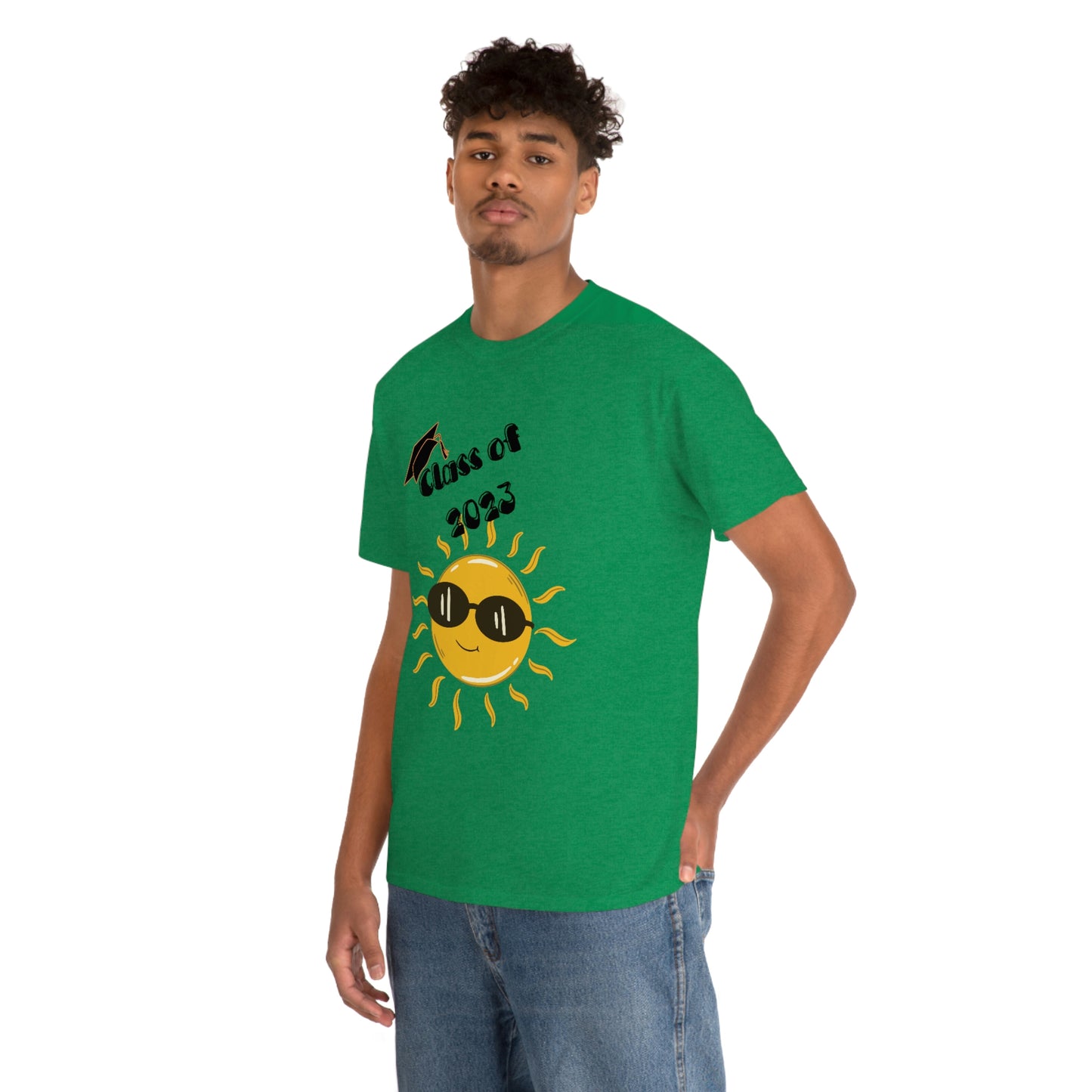 "Class of 2023 Sunshine wearing Shades" Unisex Heavy Cotton Tee