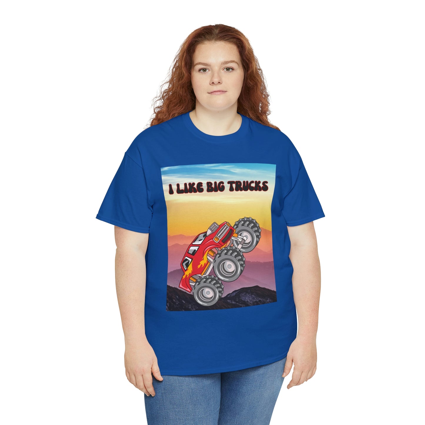 "I LIKE BIG TRUCKS" Unisex Heavy Cotton Tee