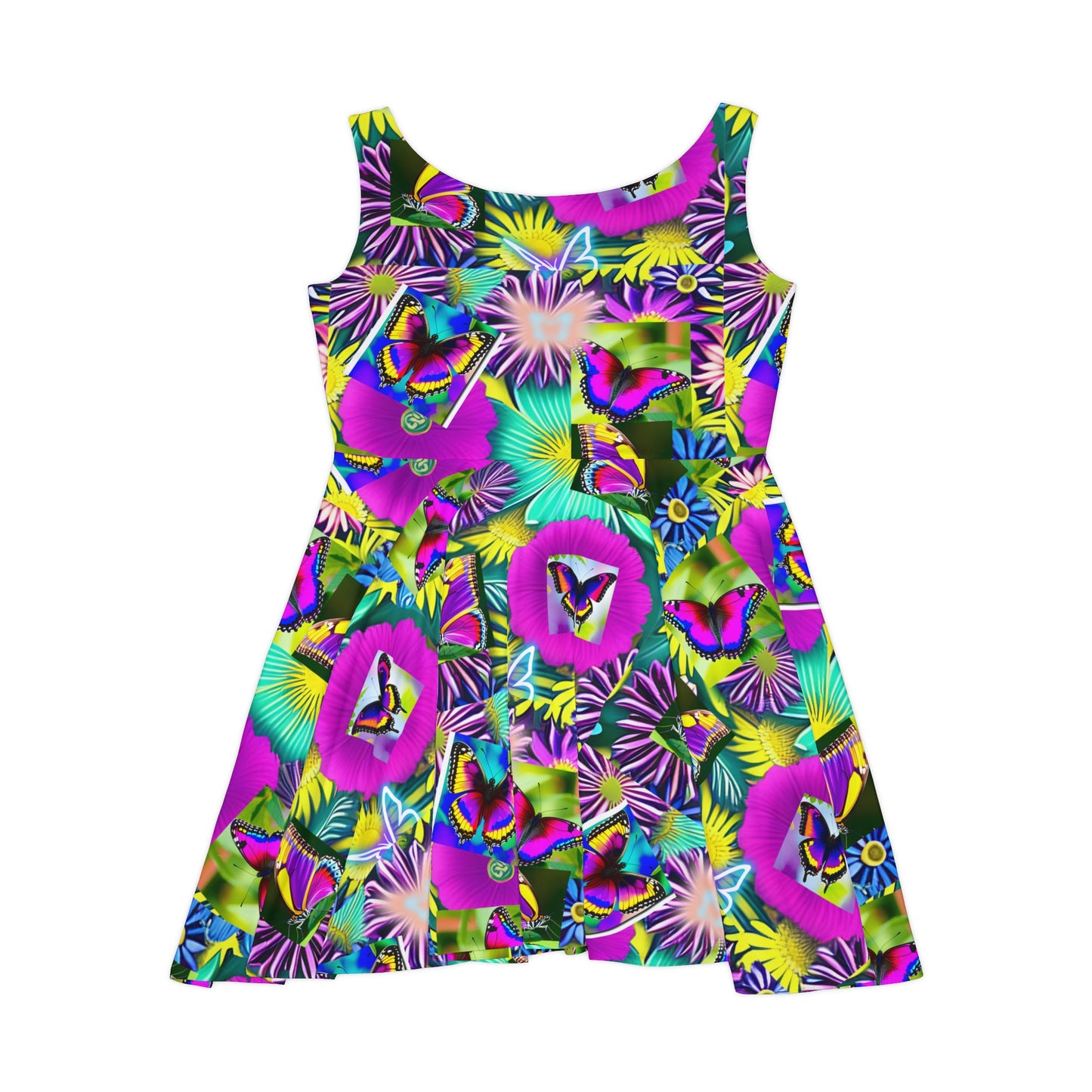 'BUTTERFLY GARDEN" Women's Skater Dress