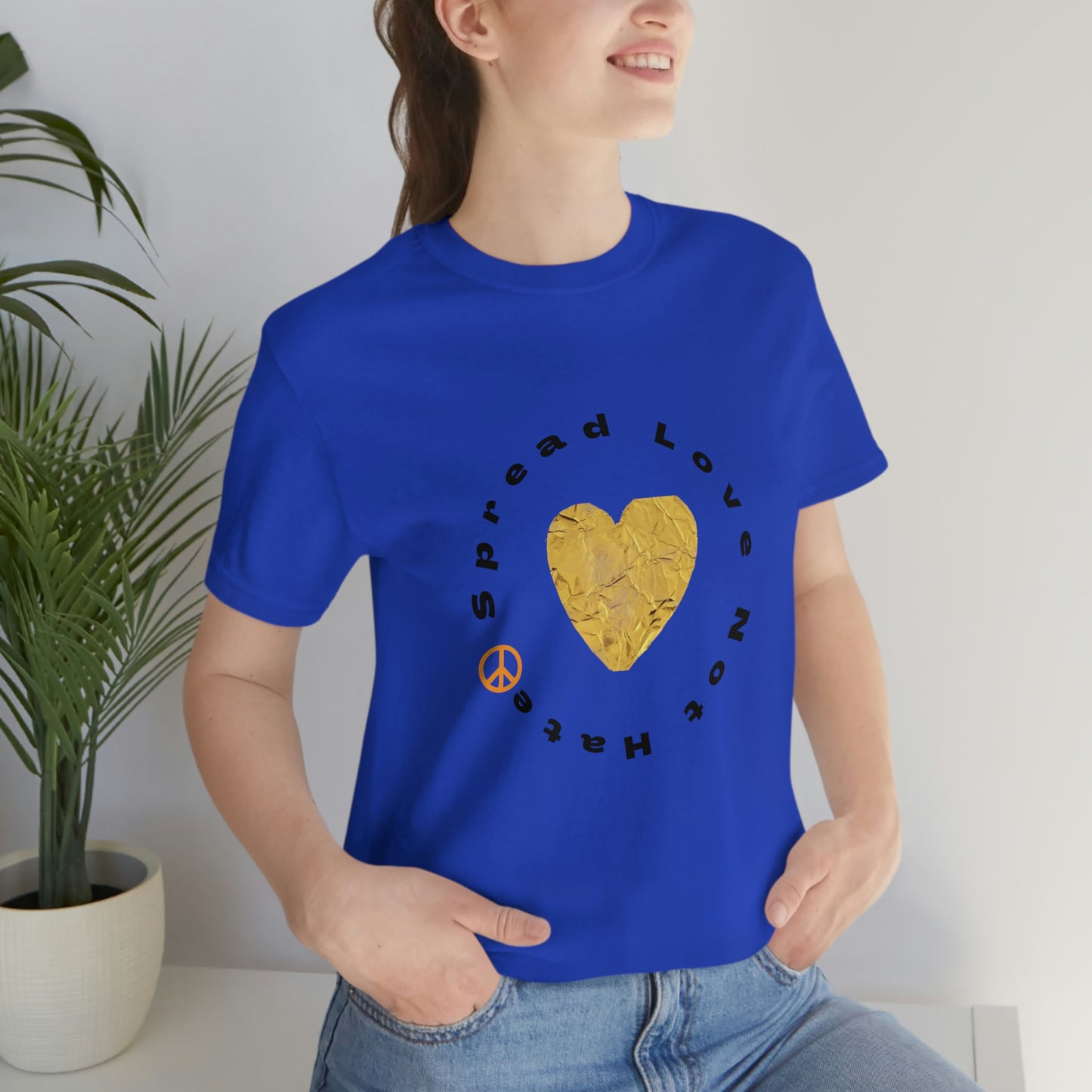 "Spread Love..." Unisex Jersey Short Sleeve Tee