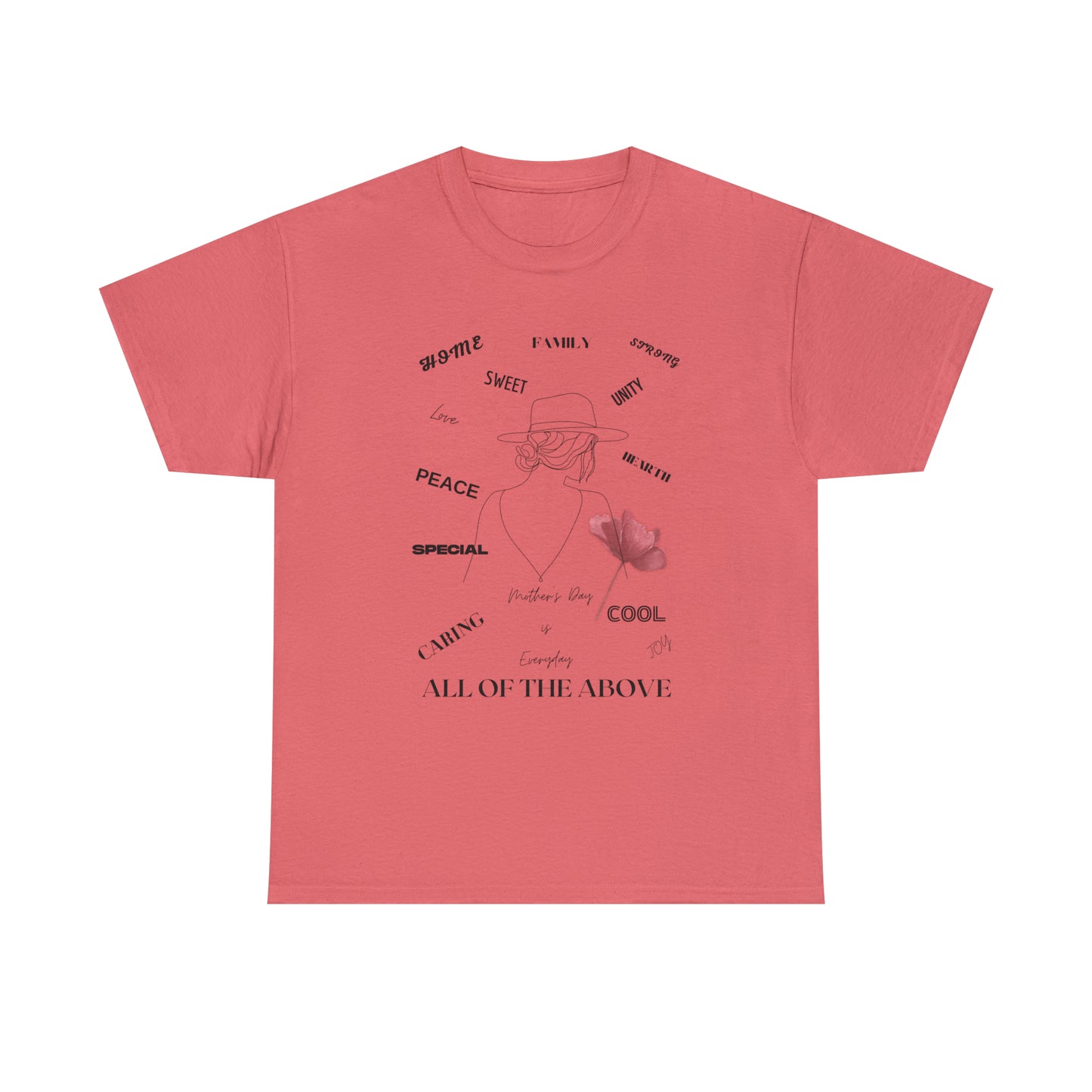 "MOM ALL OF THE ABOVE" Unisex Heavy Cotton Tee