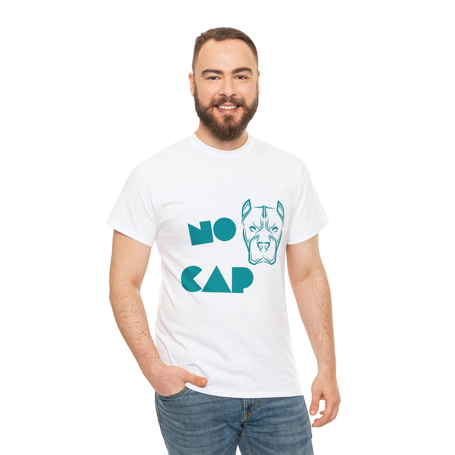 ''NO CAP " Unisex Heavy Cotton Tee