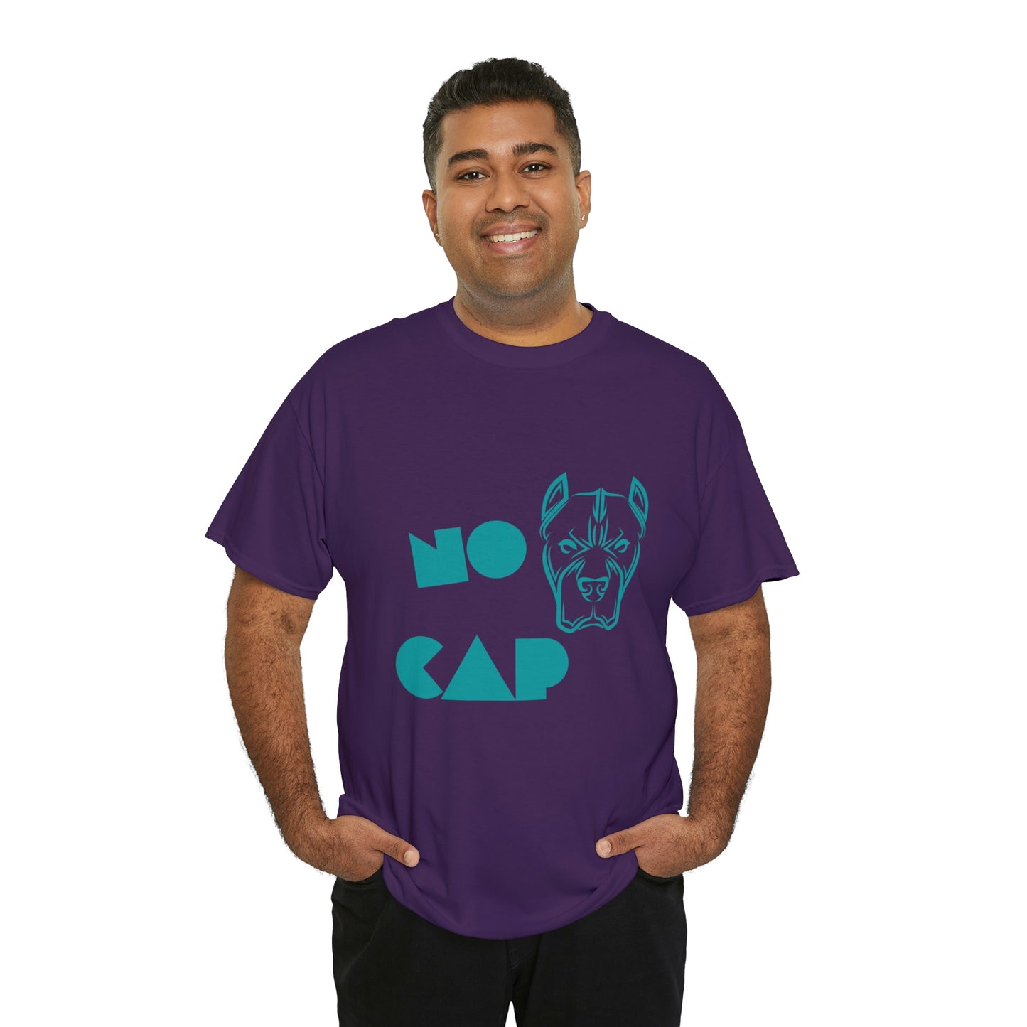 ''NO CAP " Unisex Heavy Cotton Tee