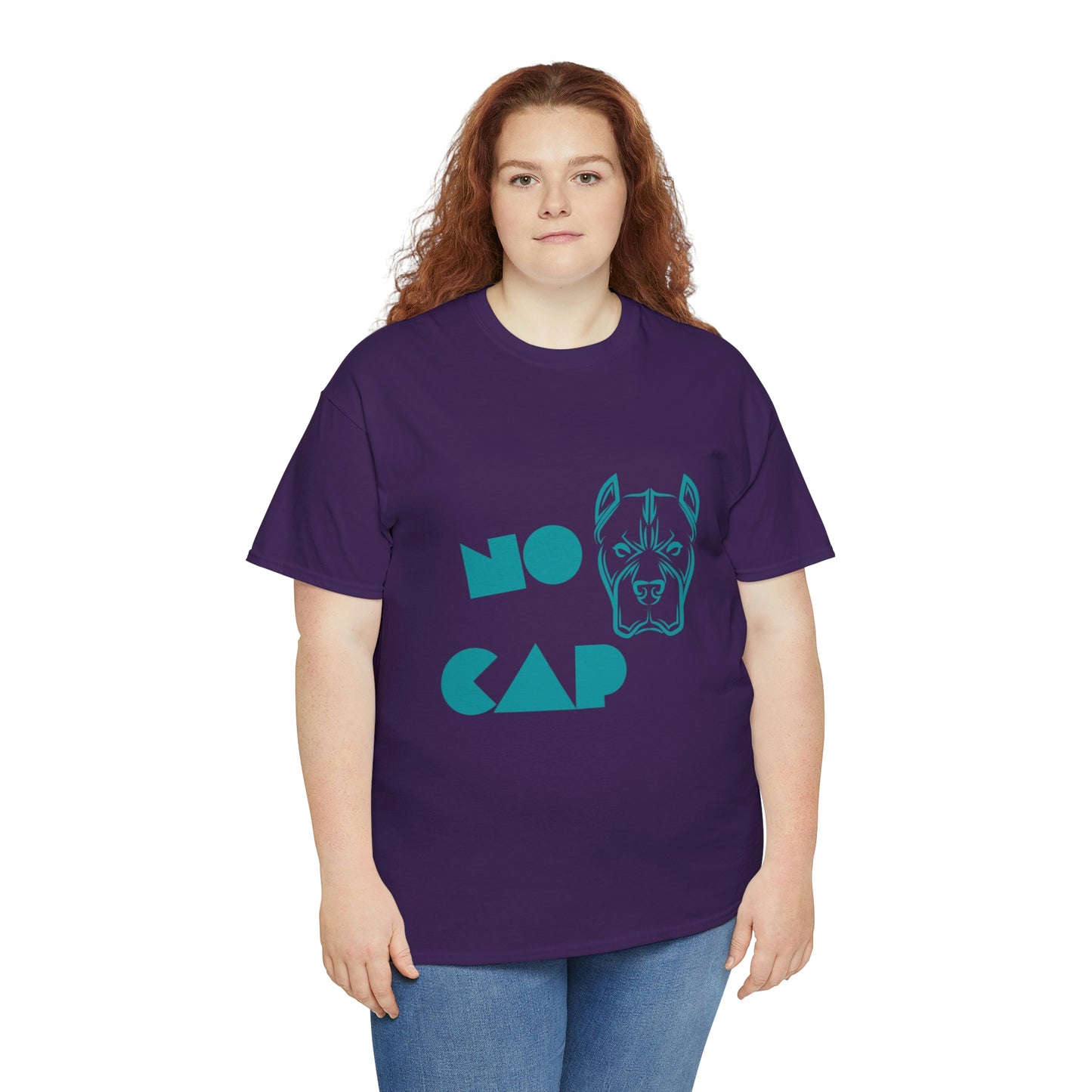 ''NO CAP " Unisex Heavy Cotton Tee