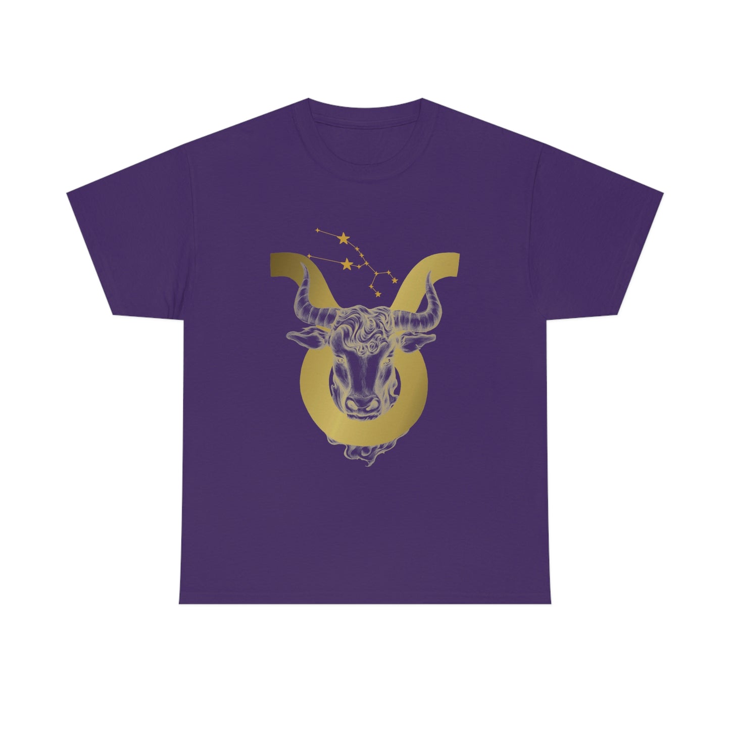 "Taurus Symbol and Glyph" Unisex Heavy Cotton Tee