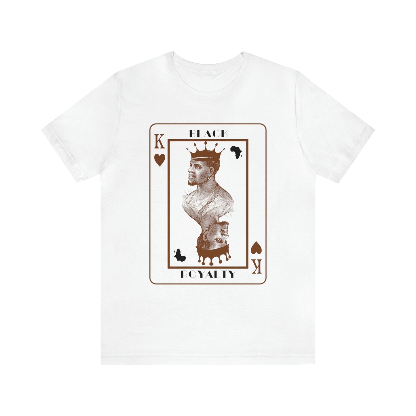 "King - Black Royalty" - Unisex Jersey Short Sleeve Tee