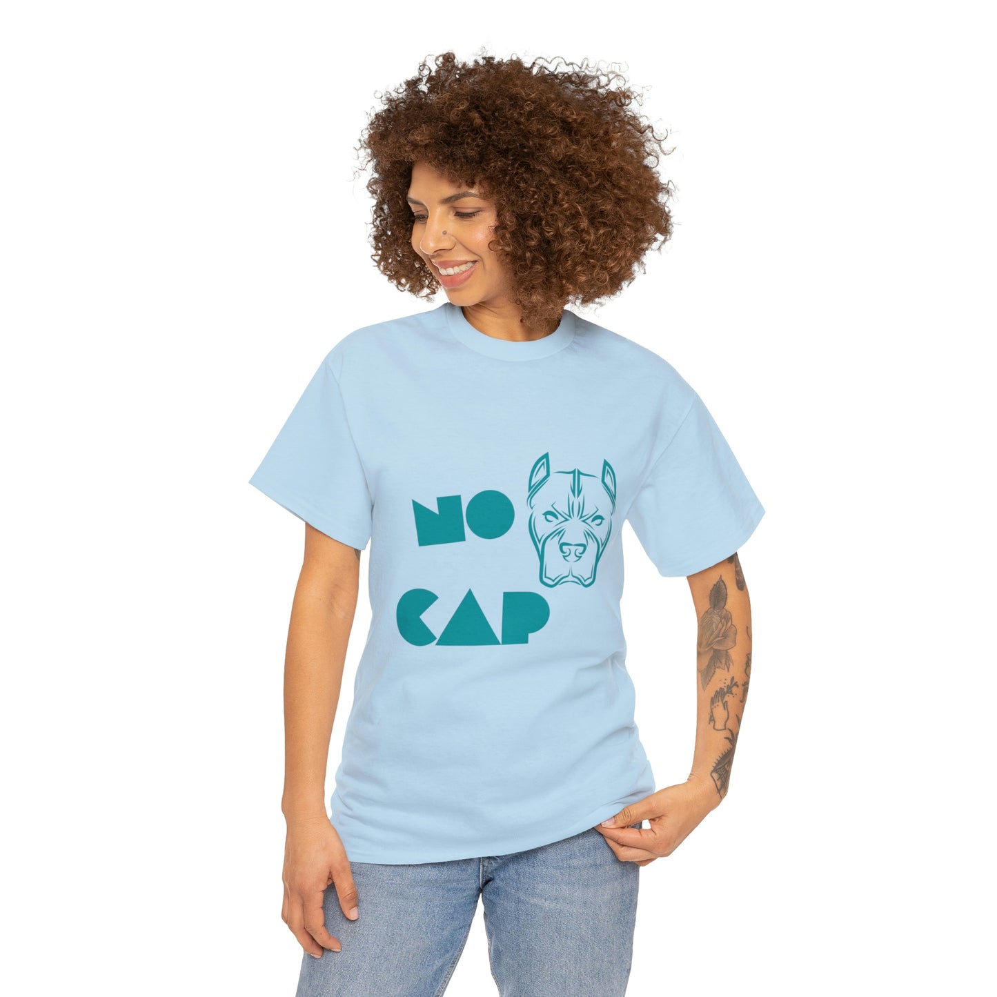 ''NO CAP " Unisex Heavy Cotton Tee