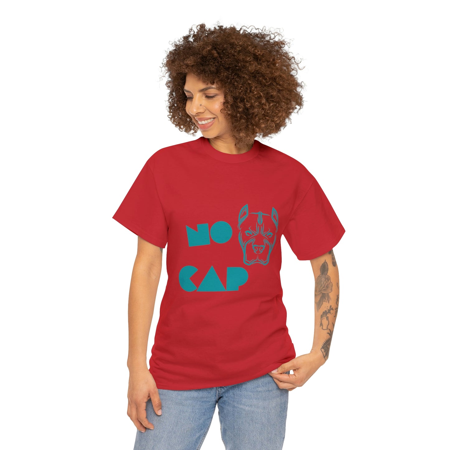 ''NO CAP " Unisex Heavy Cotton Tee