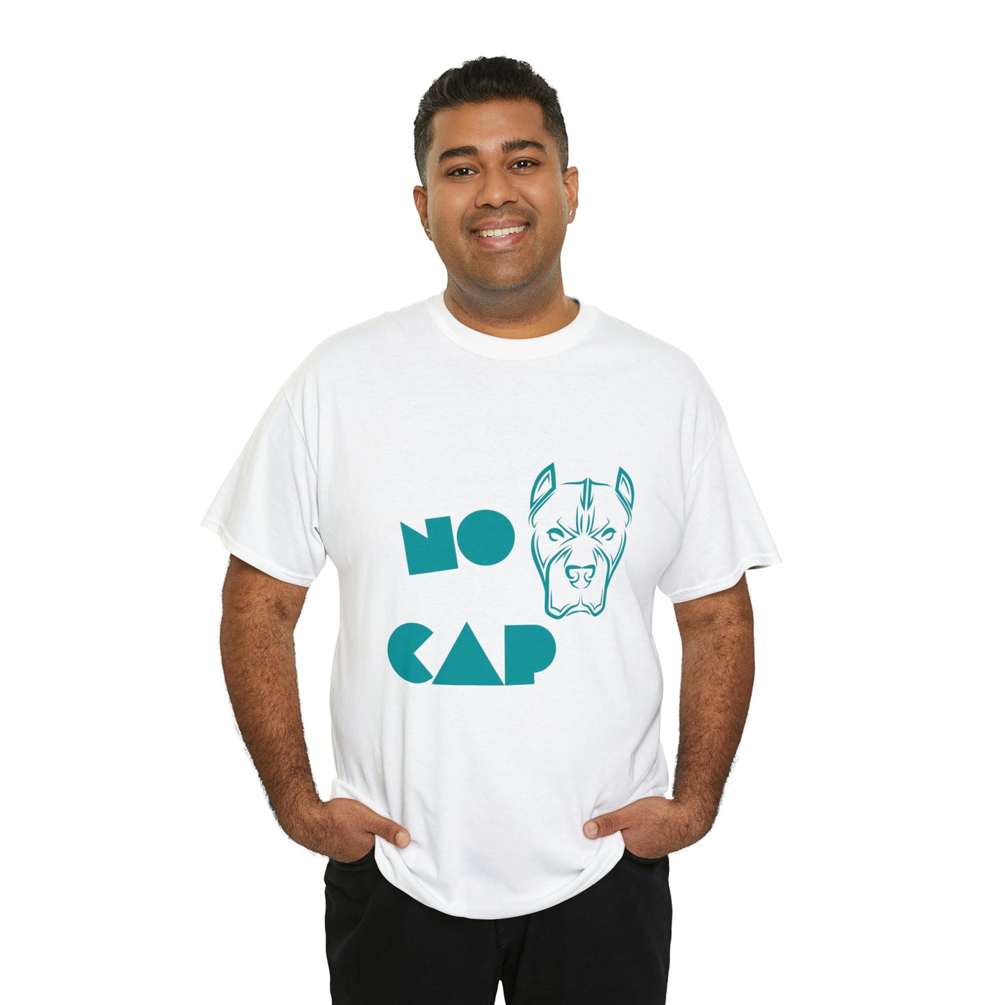 ''NO CAP " Unisex Heavy Cotton Tee