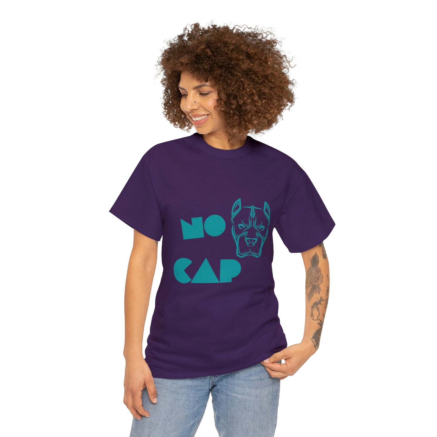 ''NO CAP " Unisex Heavy Cotton Tee