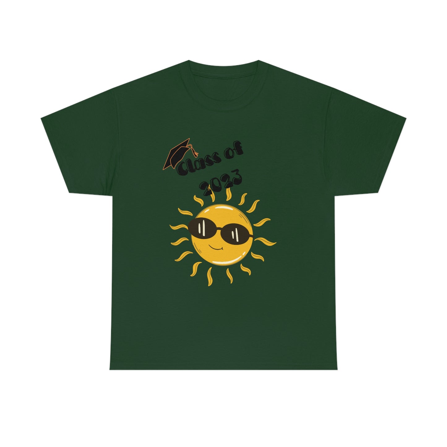 "Class of 2023 Sunshine wearing Shades" Unisex Heavy Cotton Tee