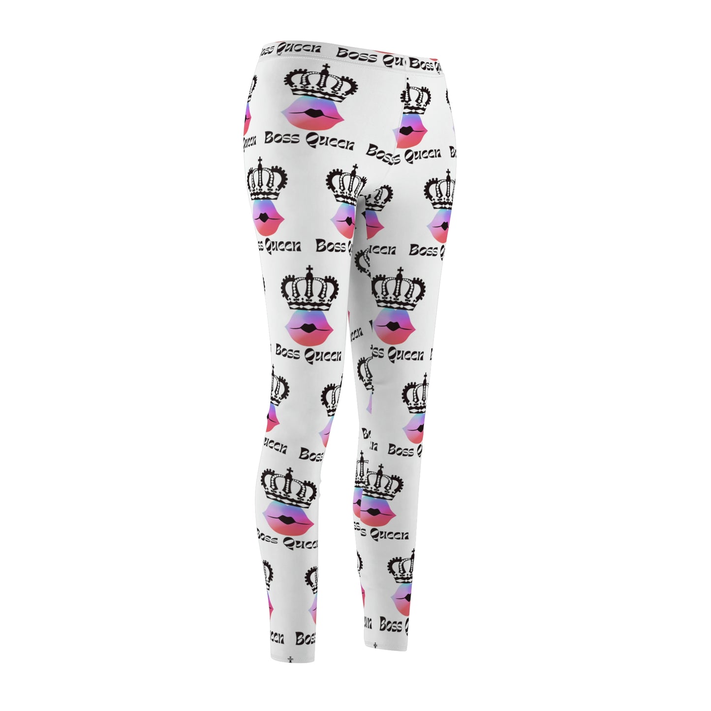 Boss Queen (Large Design) Women's Casual Leggings