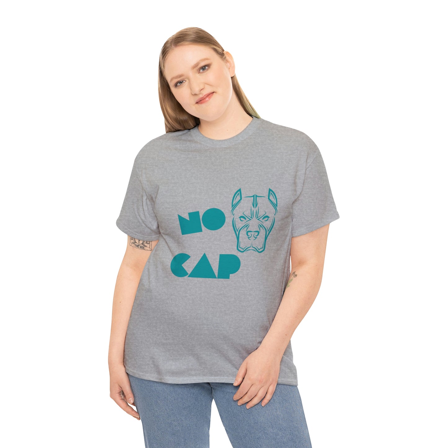 ''NO CAP " Unisex Heavy Cotton Tee
