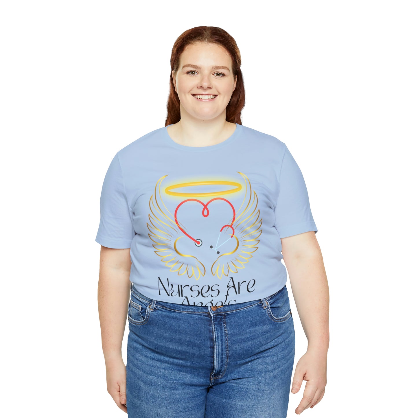 "Nurses Are Angels" - Unisex Jersey Short Sleeve Tee