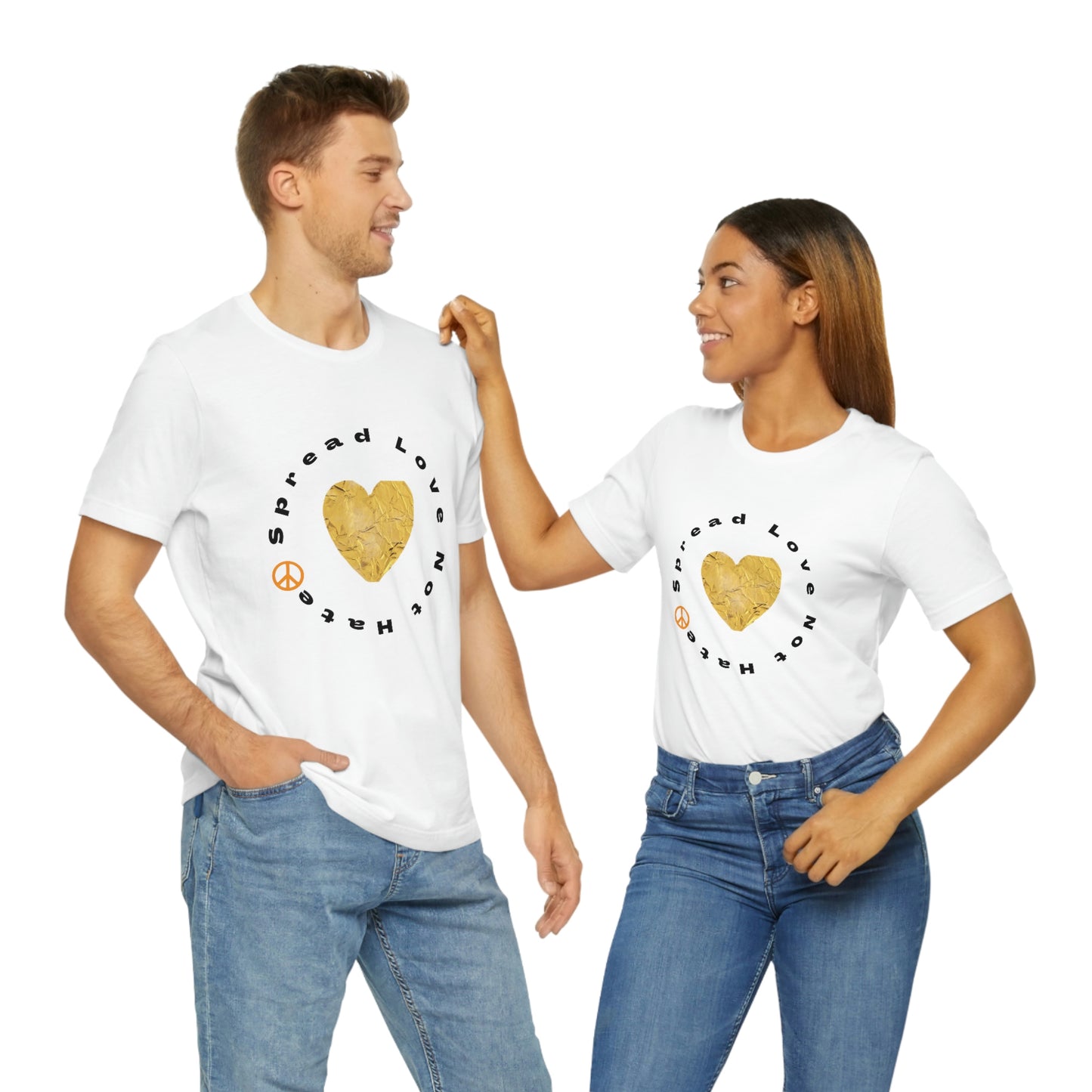 "Spread Love..." Unisex Jersey Short Sleeve Tee