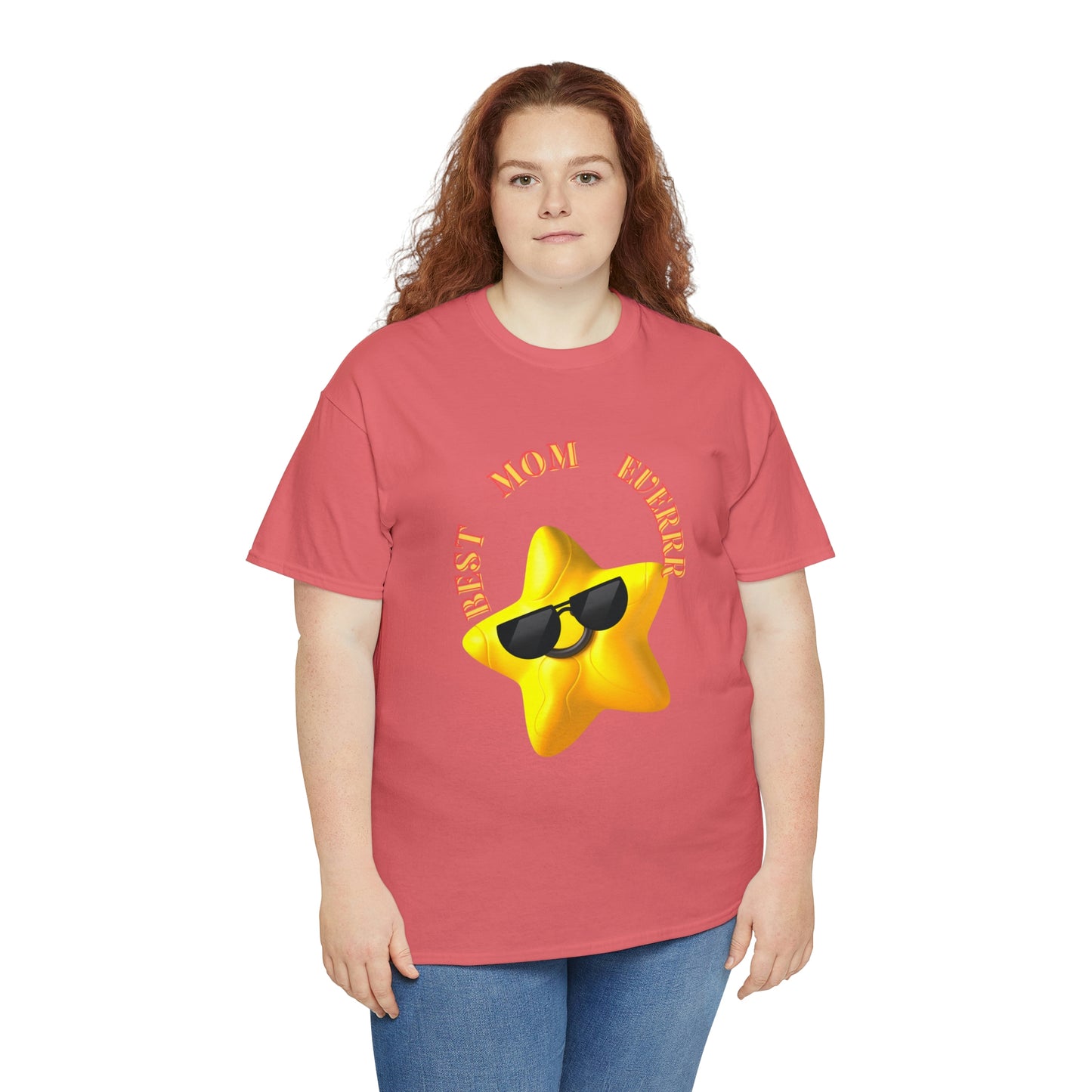 "BEST MOM EVERRR" Unisex Heavy Cotton Tee