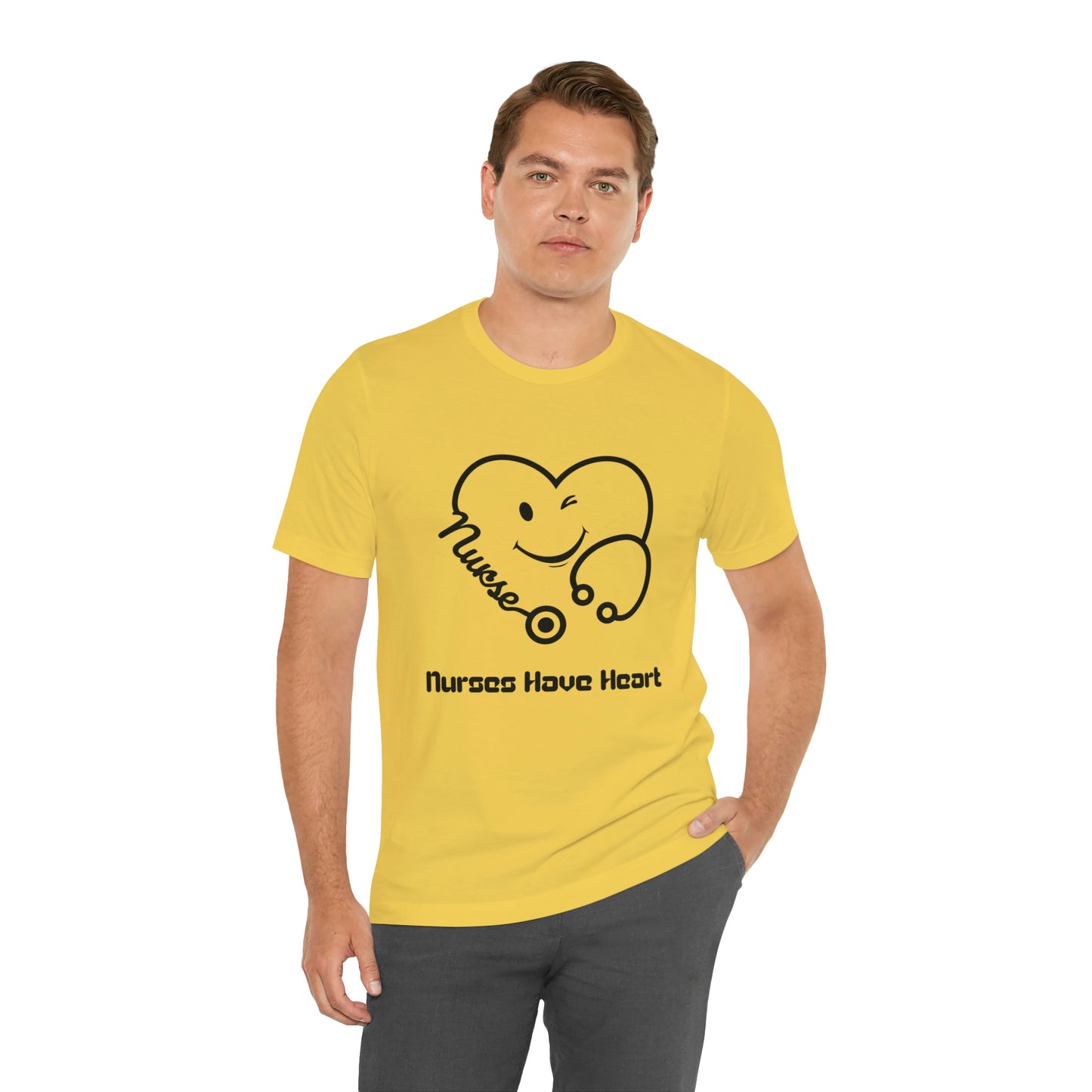 "Nurses Have Heart" - Unisex Jersey Short Sleeve Tee