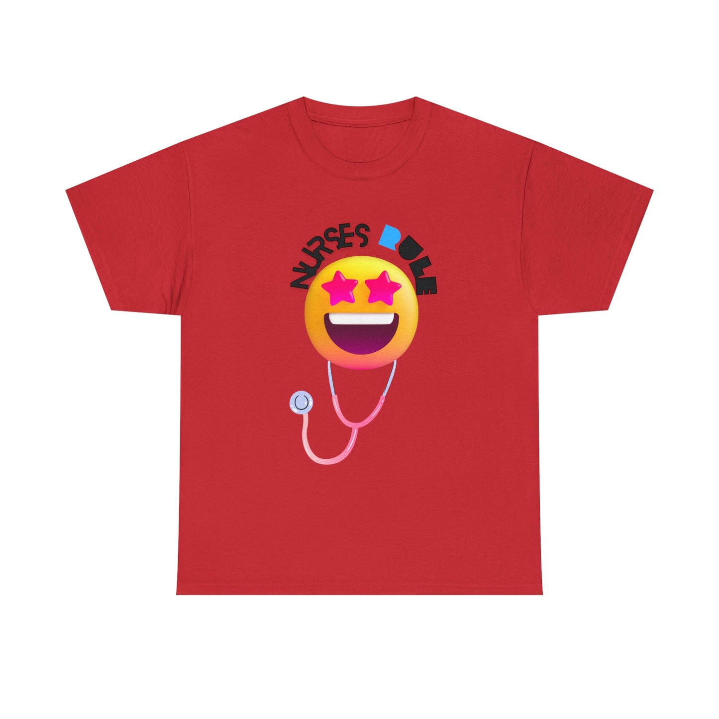 "Nurses Rule" - Unisex Heavy Cotton Tee
