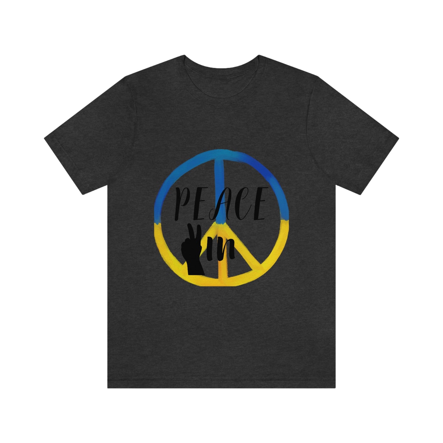 "Peace In" Unisex Jersey Short Sleeve Tee