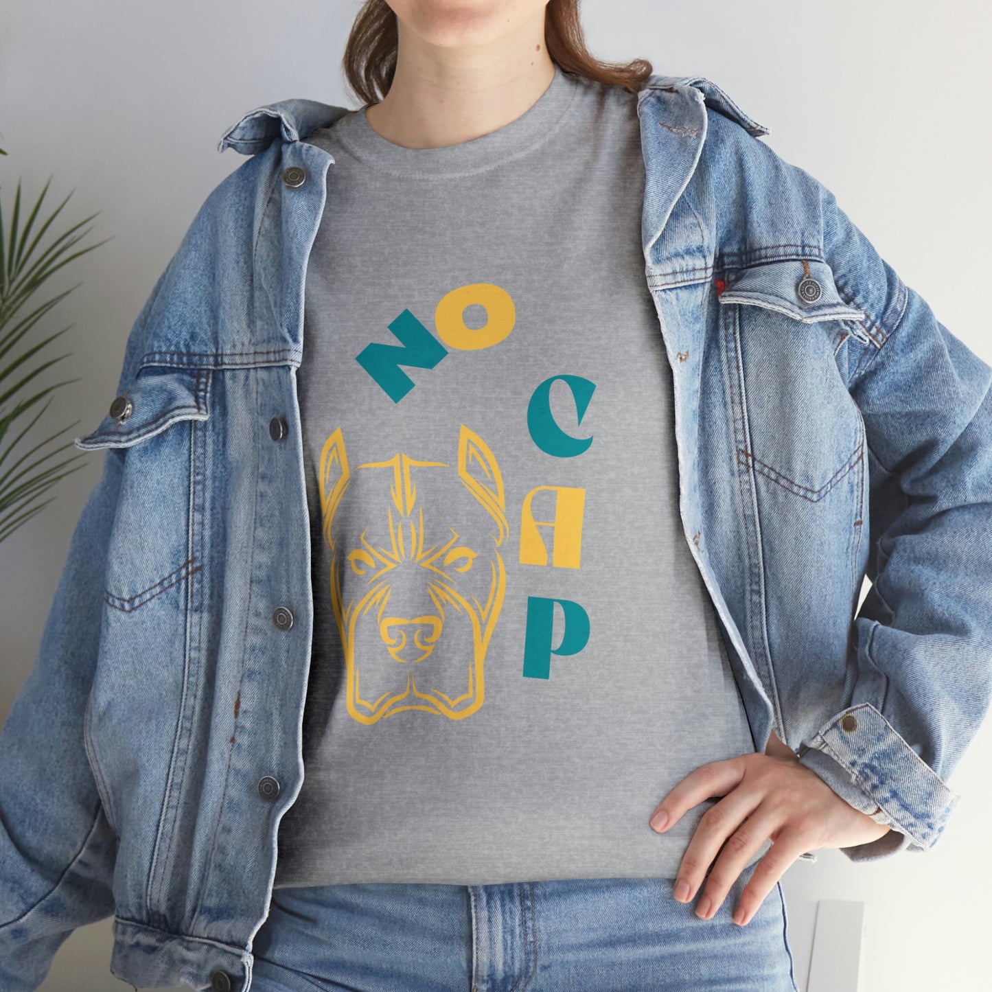 "NO CAP "Unisex Heavy Cotton Tee