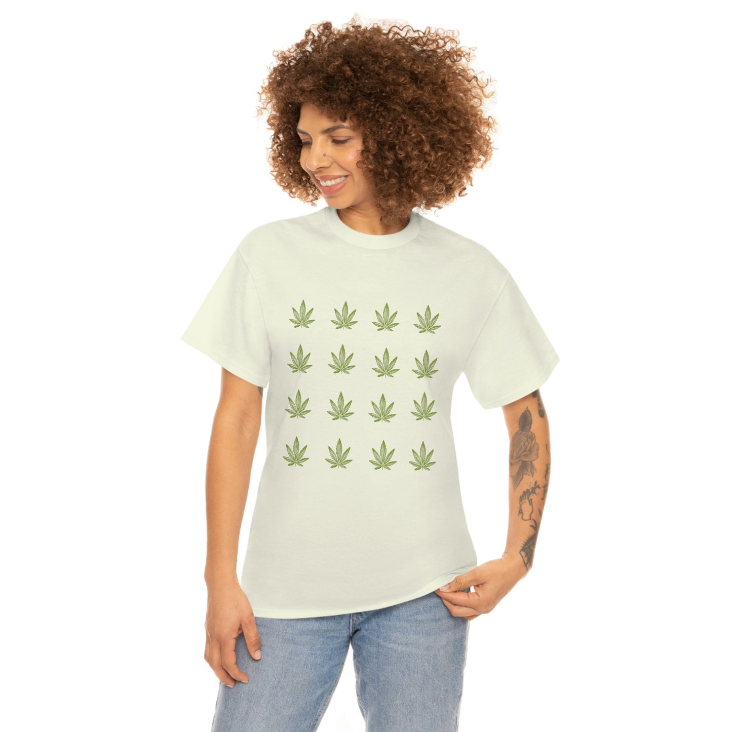 "Weed Print" Unisex Heavy Cotton Tee