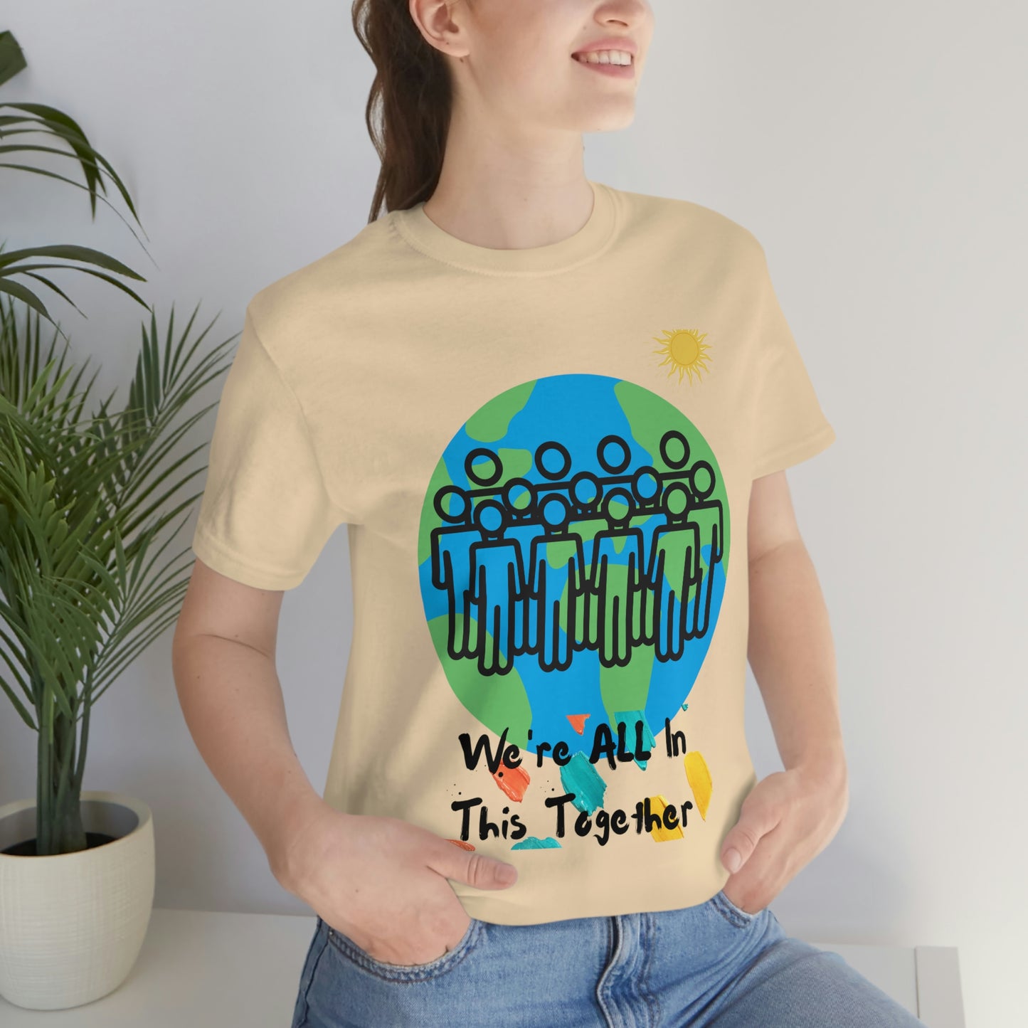 "We're All In This Together" - Unisex Jersey Short Sleeve Tee