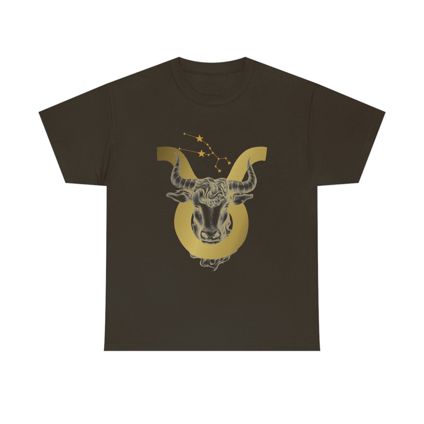 "Taurus Symbol and Glyph" Unisex Heavy Cotton Tee