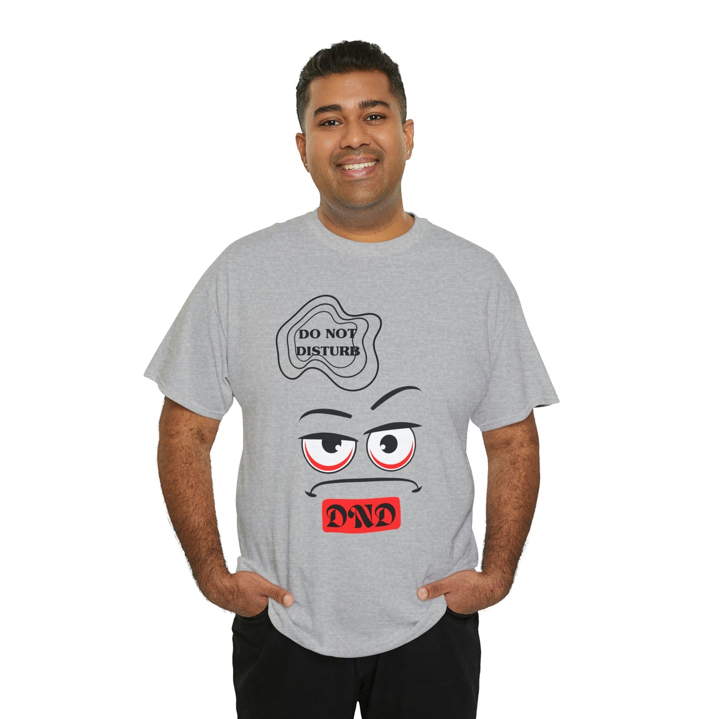 "DO NOT DISTURB" Unisex Heavy Cotton Tee