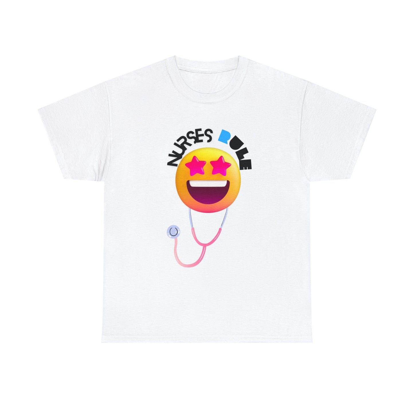 "Nurses Rule" - Unisex Heavy Cotton Tee