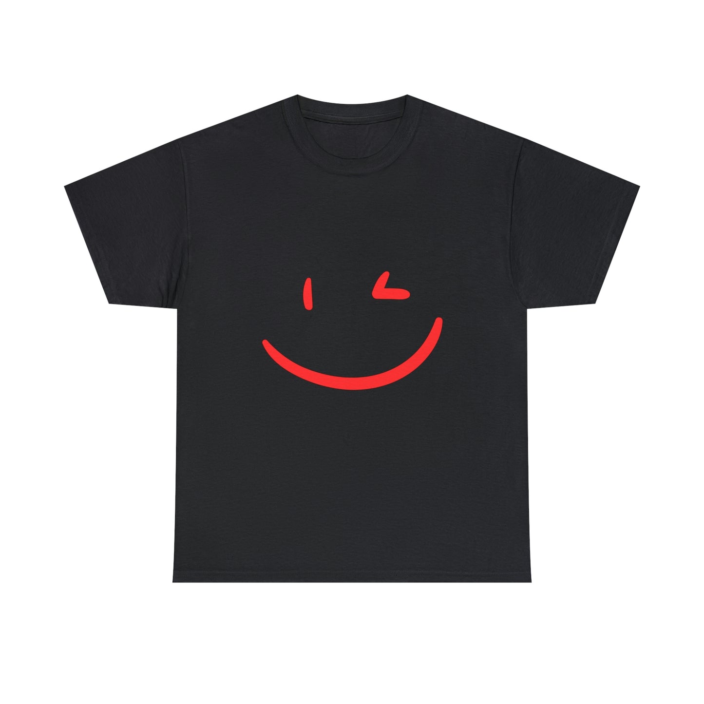 "WINKY FACE" Unisex Heavy Cotton Tee