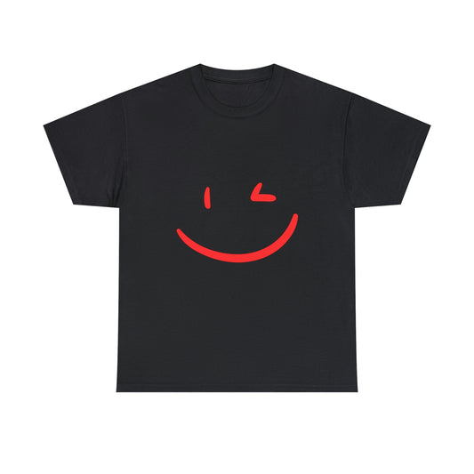 "WINKY FACE" Unisex Heavy Cotton Tee