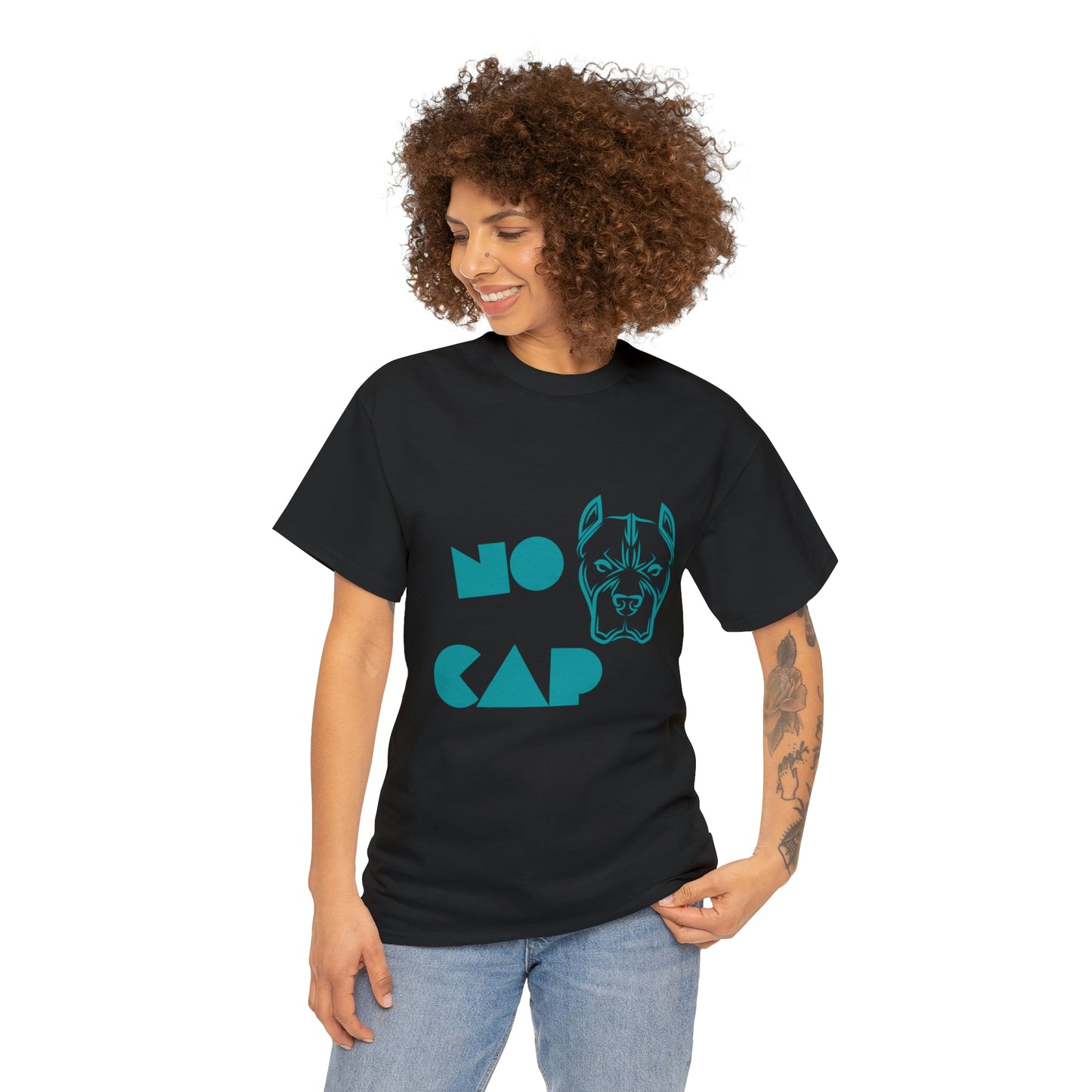 ''NO CAP " Unisex Heavy Cotton Tee