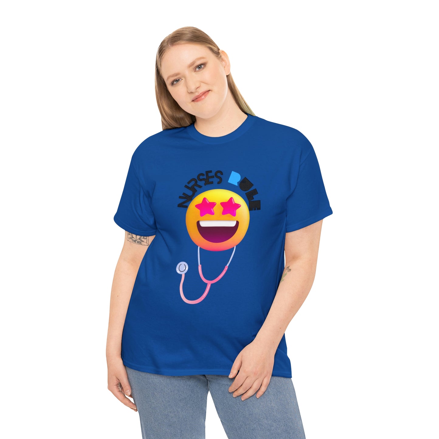 "Nurses Rule" - Unisex Heavy Cotton Tee