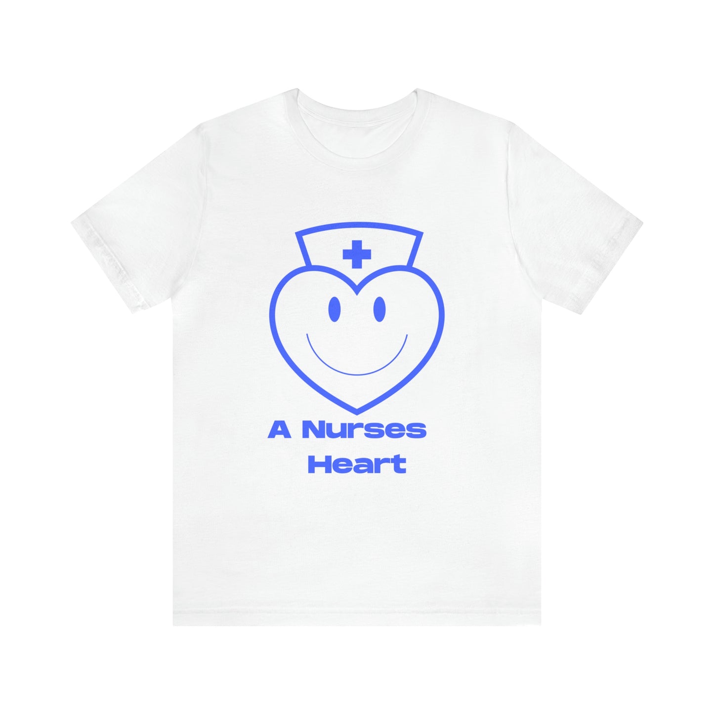 "A Nurses Heart" - Unisex Jersey Short Sleeve Tee