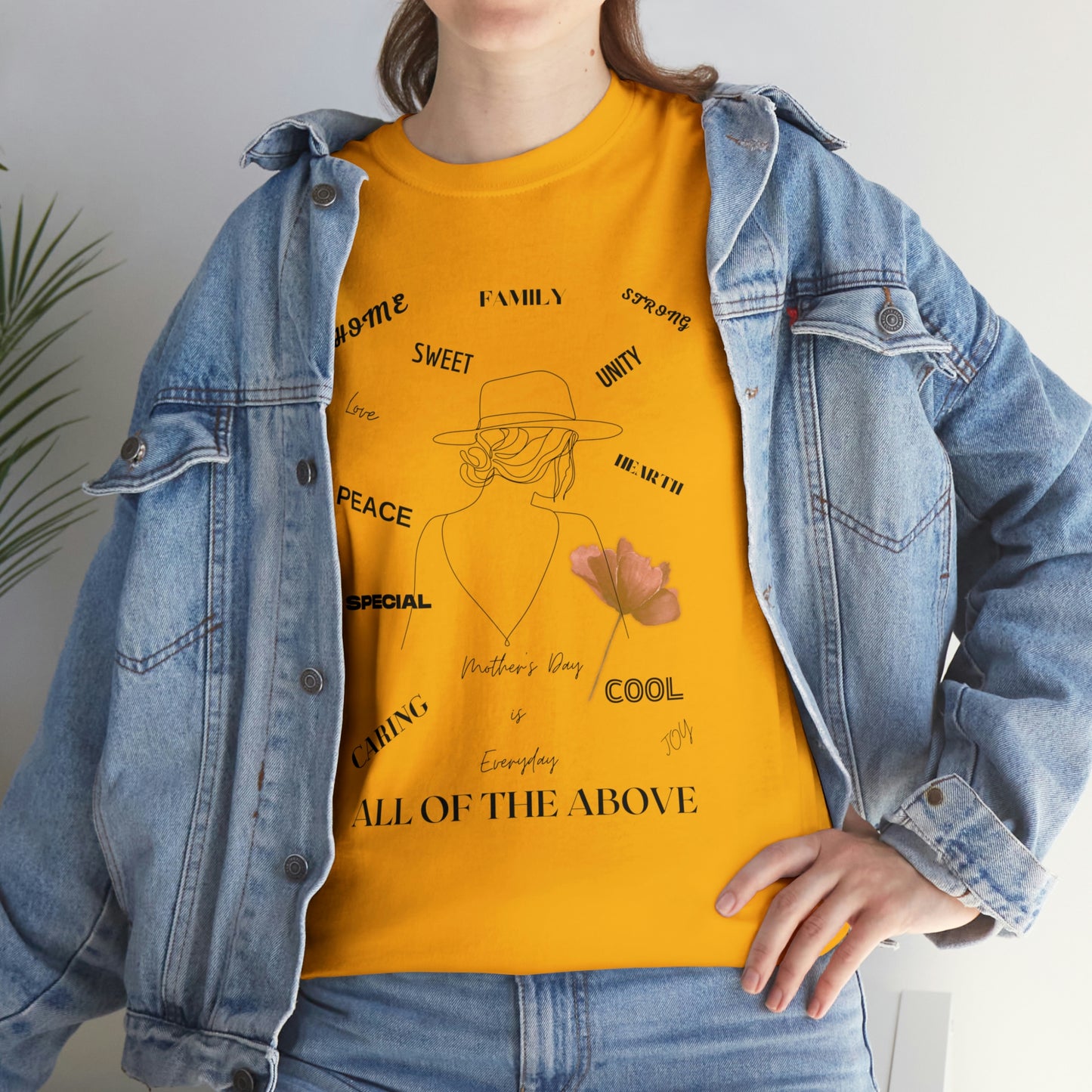 "MOM ALL OF THE ABOVE" Unisex Heavy Cotton Tee