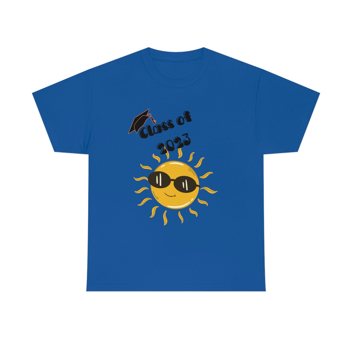 "Class of 2023 Sunshine wearing Shades" Unisex Heavy Cotton Tee