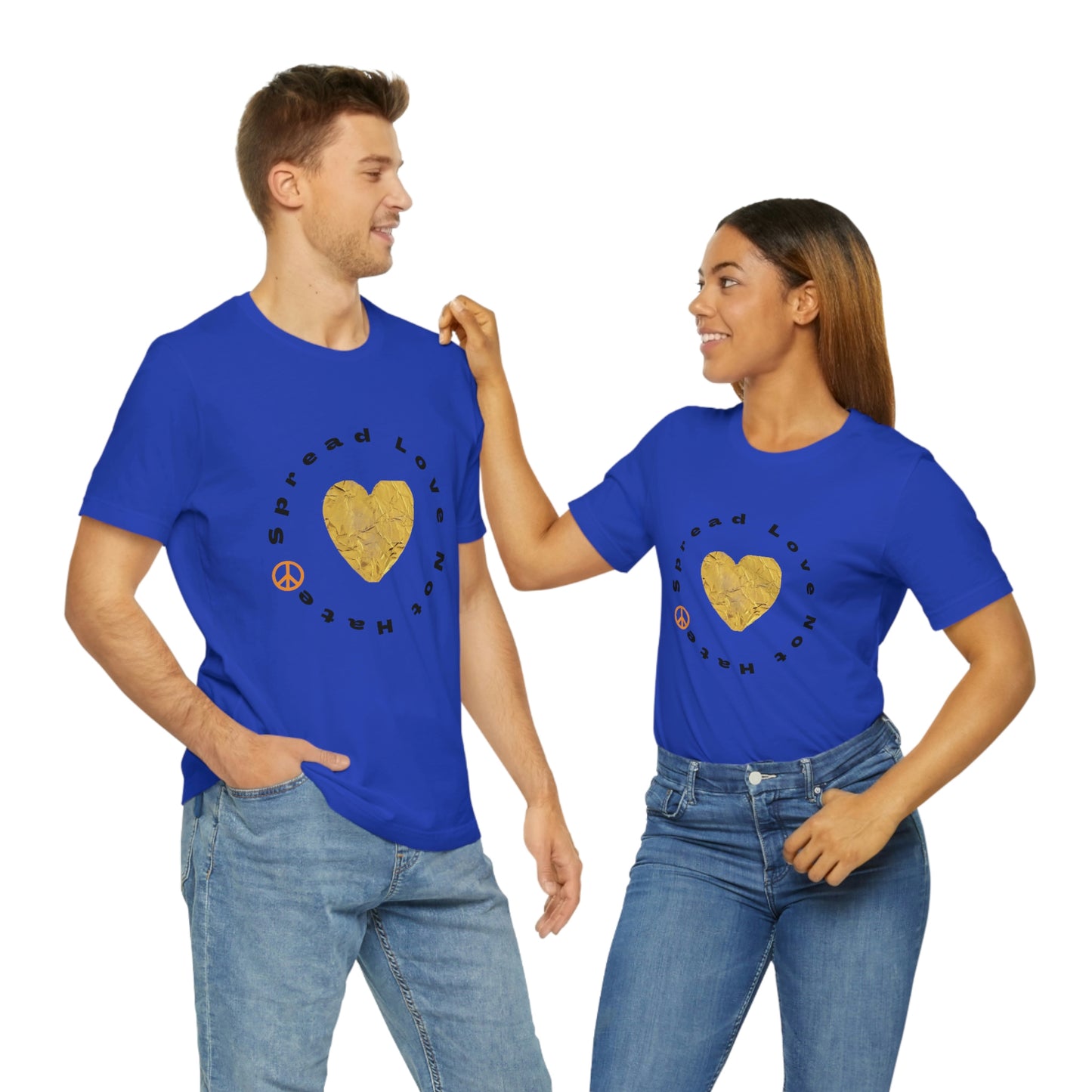 "Spread Love..." Unisex Jersey Short Sleeve Tee