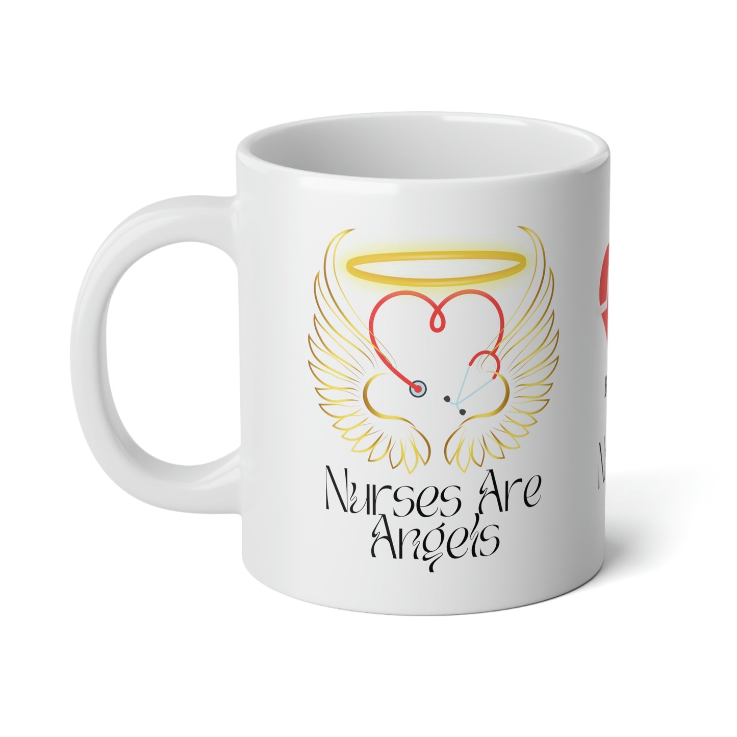 "I Love Being A Nurse" - Jumbo Mug, 20oz