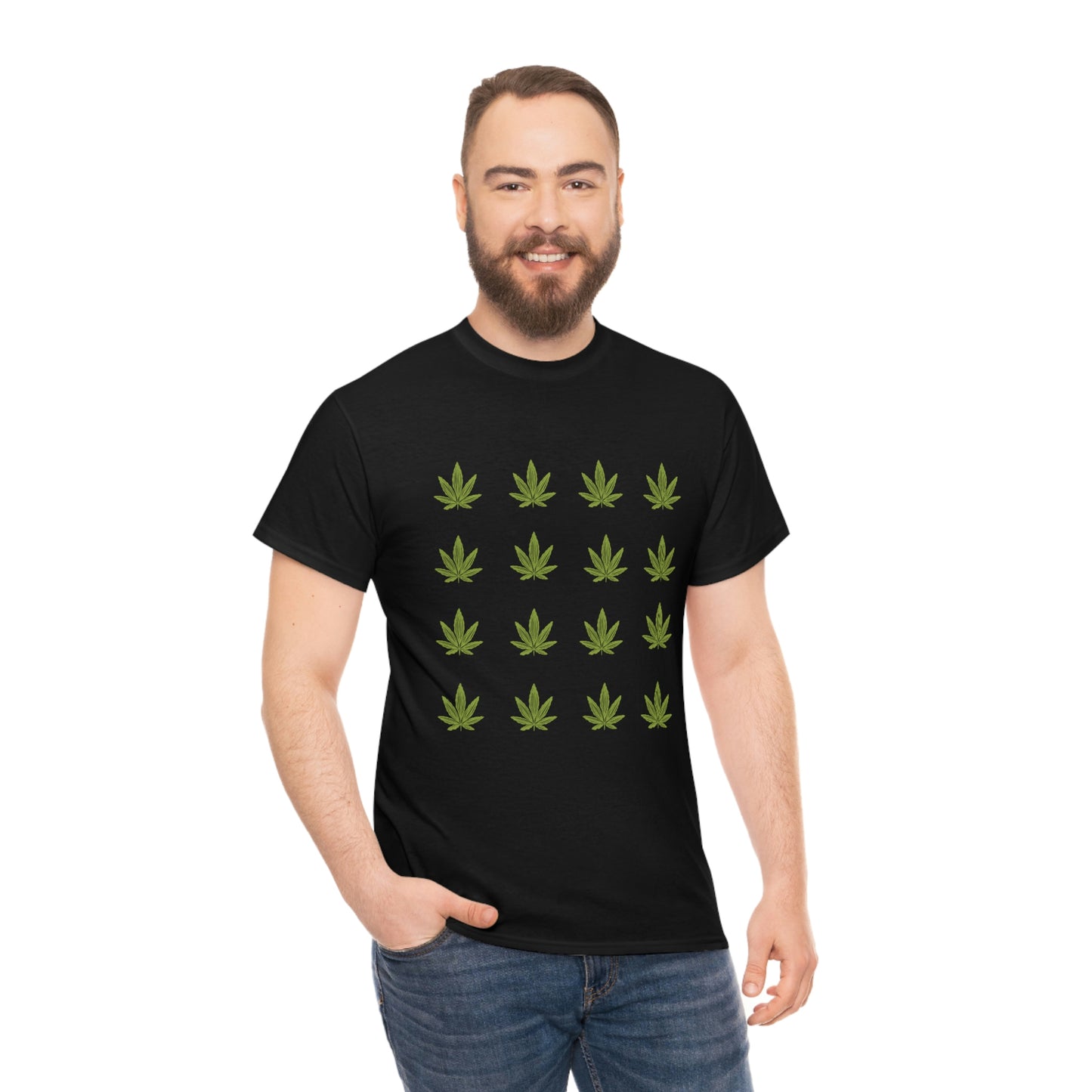 "Weed Print" Unisex Heavy Cotton Tee